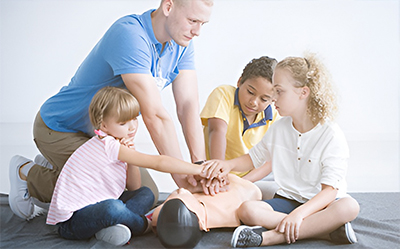 CPR on adults