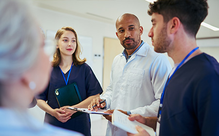 Leading a small team on shift and mentoring new staff