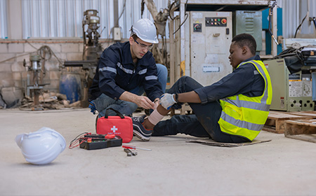 Safe work methods, risk checks, and incident response
